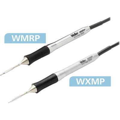 Due punte saldanti con l'etichetta 'Weller WMRP 12V max 40.5W' e 'WXMP', ciascuna evidenziata in blu.