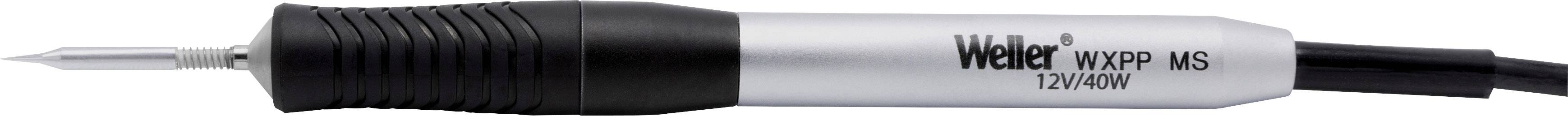 Saldatore a stagno marca 'Weller', modello WXP MS, 72W/80W. Impugnatura argentata con punta nera, per lavori di saldatura elettronica.
