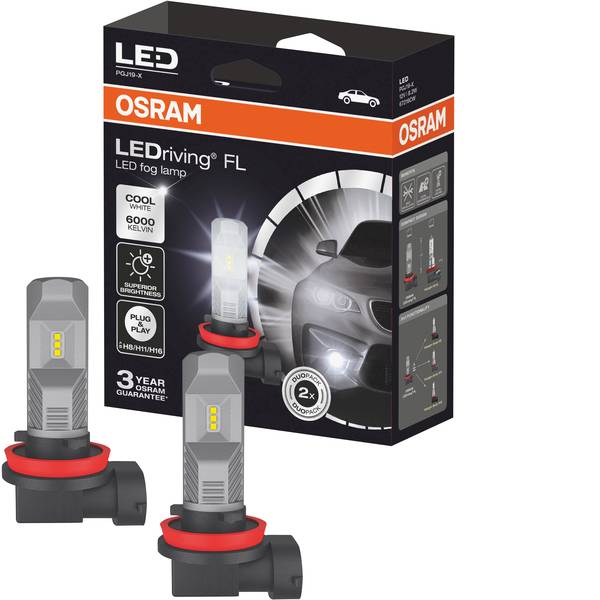 Lampadine per auto e camion - Osram Auto Lampadina LED H8, H16, H11 10 W - Lampadine per auto e camion - Osram Auto Lampadina LED H8, H16, H11 10 W -