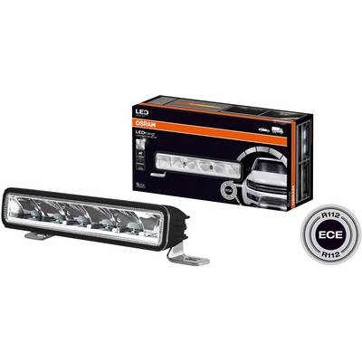 Faro fuoristrada OSRAM, confezione con marchio ECE; rettangolare, con più componenti LED; specifico per veicoli.