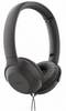 Philips TAUH201 On Ear cuffia auricolare via cavo Nero headset con microfono, regolazione del volume, pieghevole