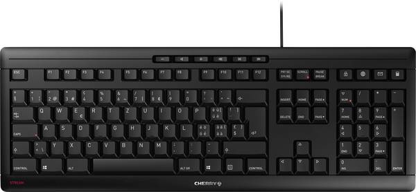 CHERRY Stream USB Tastiera Svizzera, QWERTZ Nero funzione calcolatrice