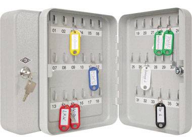 WEDO Cassetta porta chiavi 10253637X 10253637X Numero di ganci 36 Grigio-0