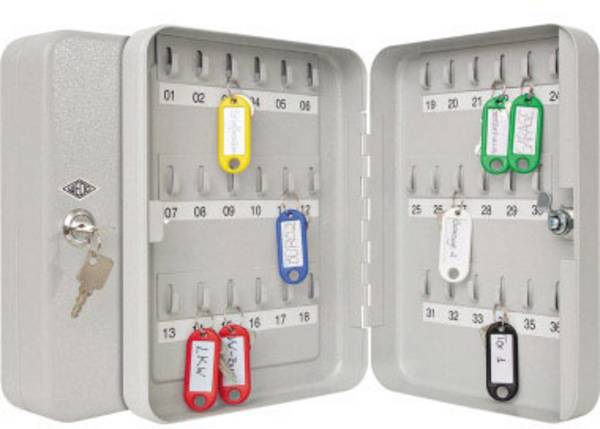 WEDO Cassetta porta chiavi 10253637X 10253637X Numero di ganci 36 Grigio