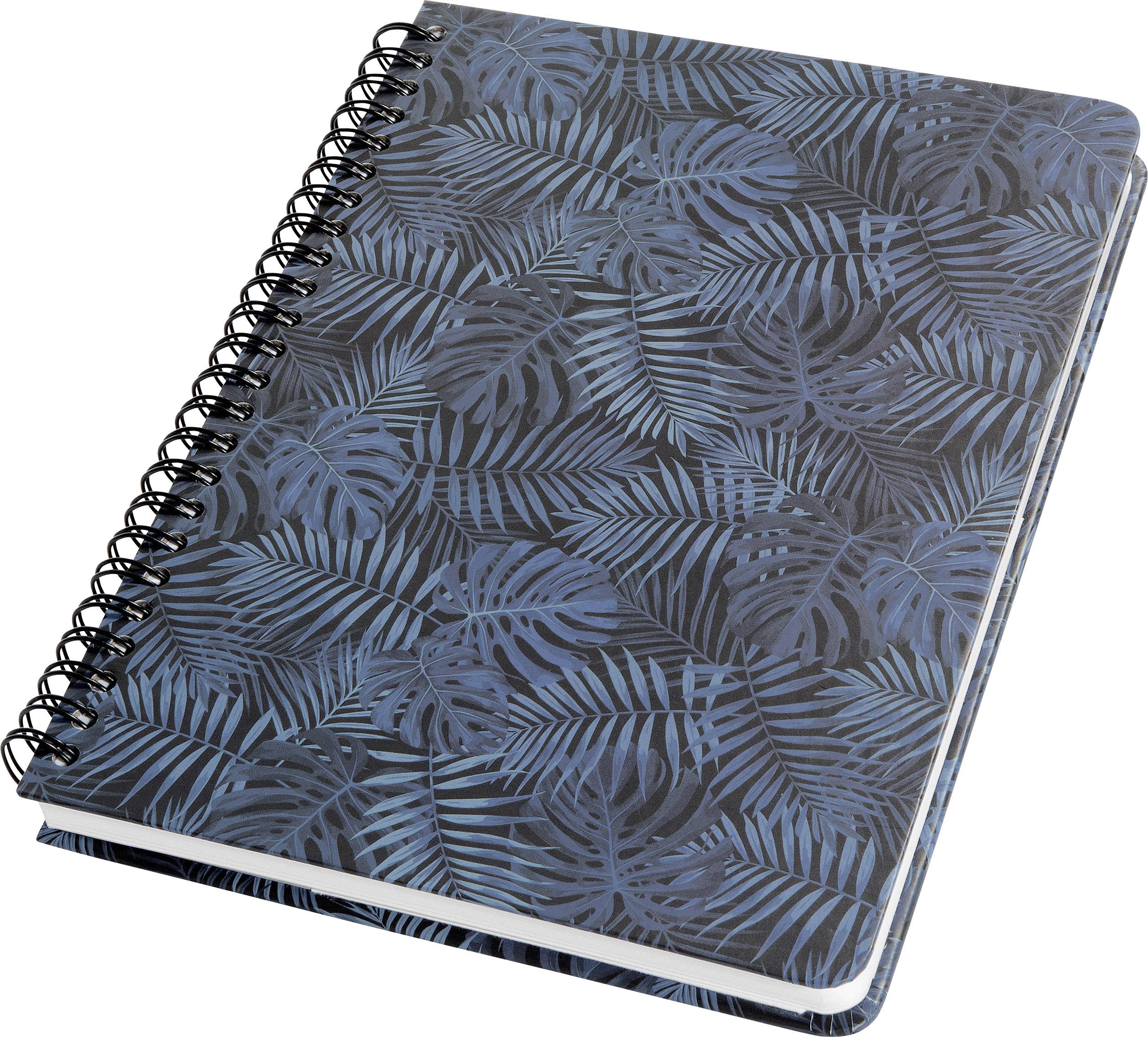 Sigel Jolie® mystic jungle JN602 blocco note a spirale con griglia di puntini Nero, Blu Numero di fogli: 120 DIN A5-0
