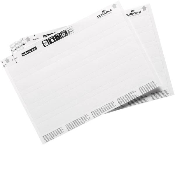 Etichette per cestini - inserti (L x A) 200 mm x 20 mm 100 pz. - Etichette per cestini - inserti (L x A) 200 mm x 20 mm 100 pz. -