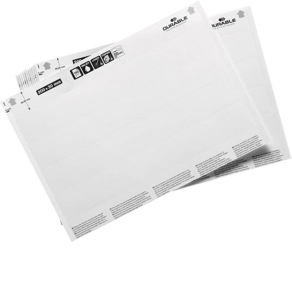 Etichette per cestini - inserti (L x A) 200 mm x 30 mm 20 pz. - Etichette per cestini - inserti (L x A) 200 mm x 30 mm 20 pz. -