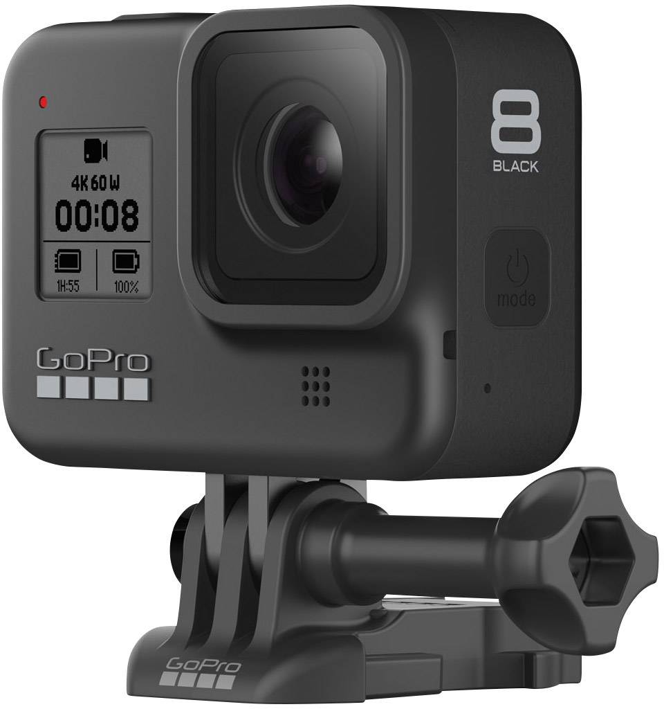 GoPro HERO 8 Black Action camera 4K, GPS, Stereo Sound, Antiurto, Touch