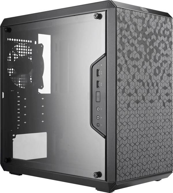 CASE MASTERBOX Q300L LED NERO (MCB-Q300L-KANN-S00) NO ALIMENTATORE