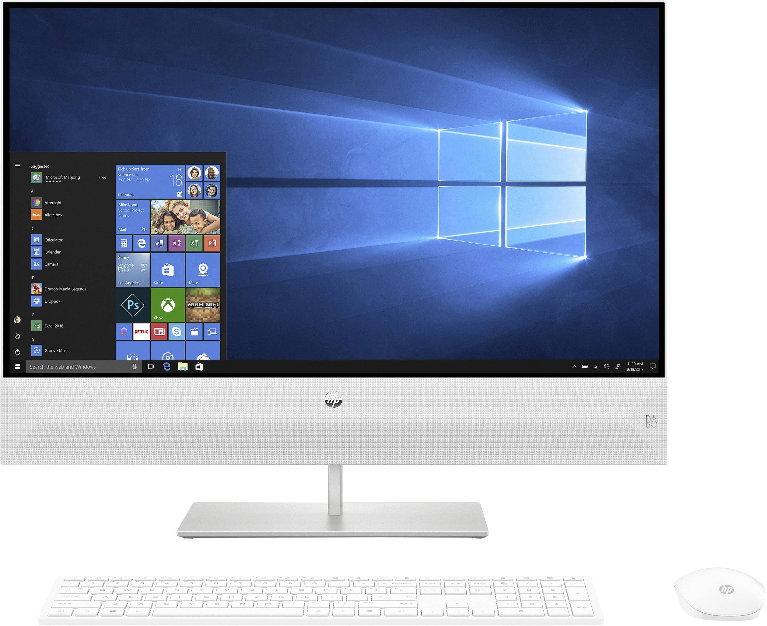 HP 27-xa0019ng 68.6 cm (27 pollici) PC All-in-One Intel® Core™ i7 16 GB  2048 GB 512 GB SSD Nvidia GeForce GTX1050 Window | Conrad.it