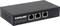 Un extender-repeater Intellinet nero a 2 porte Gigabit PoE+ con tre porte Ethernet sul lato frontale.