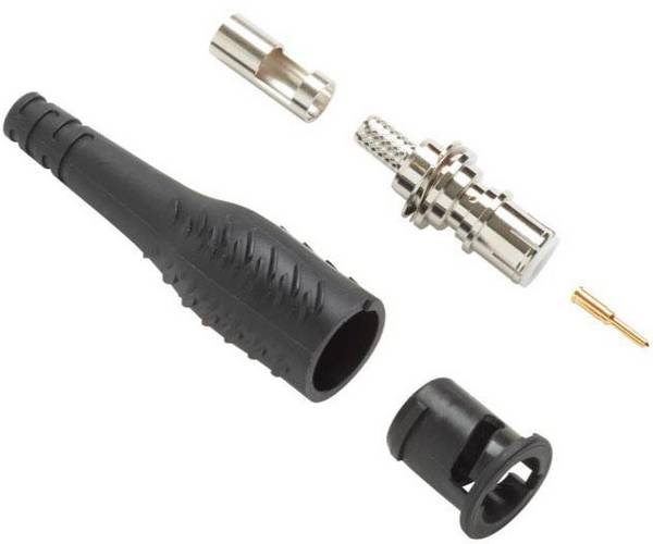 Pomona Electronics 73104-0 Spina DO-IT-Yourself BNC (M), 50 Ohm  Blu