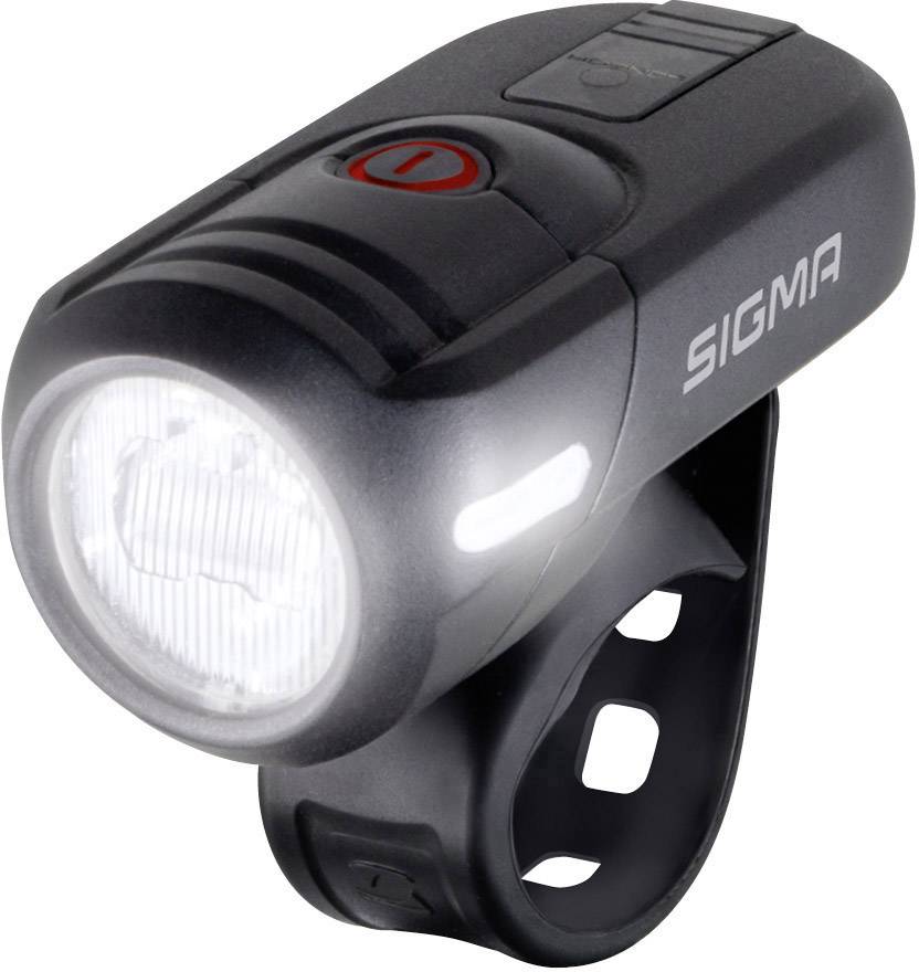 Sigma Fanale anteriore AURA 45 LED (monocolore) a batteria ricaricabile Nero