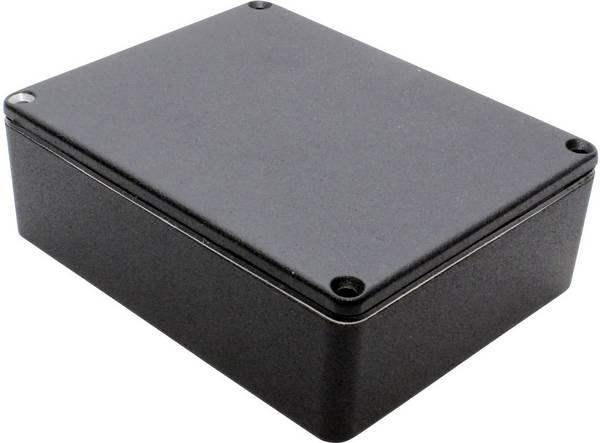 Hammond Electronics 1590WBB2BK Contenitore universale 119 x 94 x 38 Alluminio colato sotto pressione Nero 1 pz.