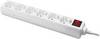 LogiLink LPS202 Multipresa con interruttore Bianco Schuko 1 pz.