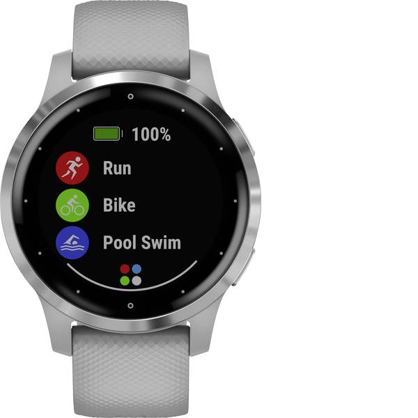Dispositivi indossabili - Garmin vivoactive 4 Small Powder Gray/Stainless Smartwatch Grigio - Dispositivi indossabili - Garmin vivoactive 4 Small Powder Gray/Stainless Smartwatch Grigio -