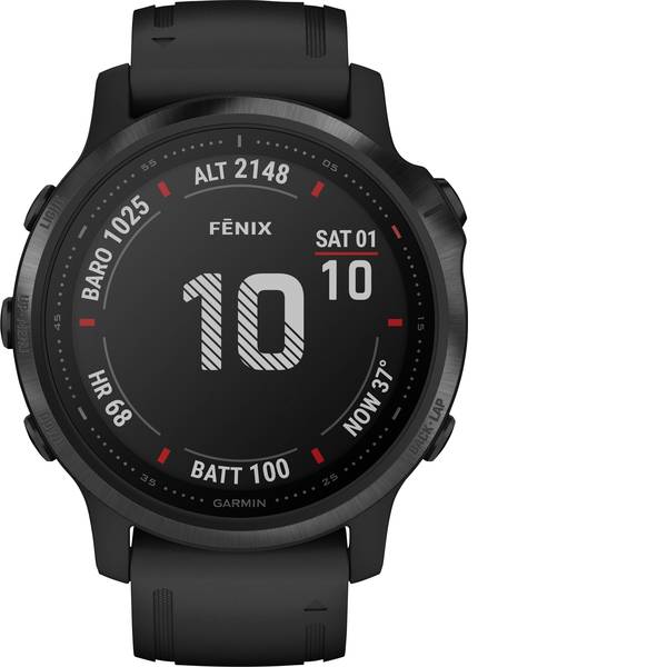 Dispositivi indossabili - Garmin fenix 6S PRO Black w/Black Band (Glass) Smartwatch Nero - Dispositivi indossabili - Garmin fenix 6S PRO Black w/Black Band (Glass) Smartwatch Nero -