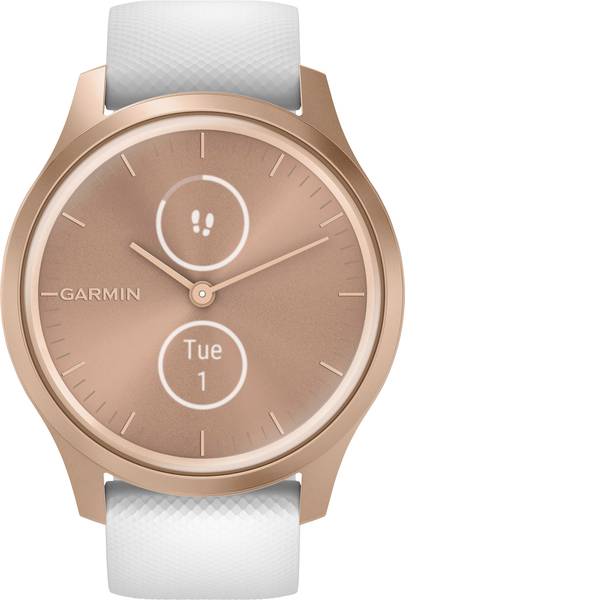 Dispositivi indossabili - Garmin vivomove Style, Rose Gold-White, Silicone Smartwatch Bianco - Dispositivi indossabili - Garmin vivomove Style, Rose Gold-White, Silicone Smartwatch Bianco -