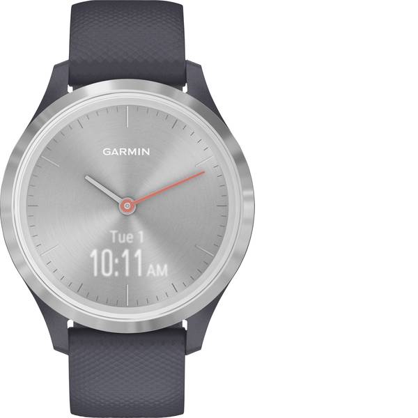 Dispositivi indossabili - Garmin vivomove 3S Sport Silver-Blue, Silicone Smartwatch Blu granito - Dispositivi indossabili - Garmin vivomove 3S Sport Silver-Blue, Silicone Smartwatch Blu granito -