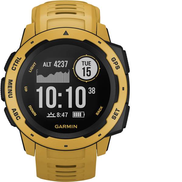 Dispositivi indossabili - Garmin INSTINCT Gelb/Schwarz Orologio sportivo con GPS Giallo - Dispositivi indossabili - Garmin INSTINCT Gelb/Schwarz Orologio sportivo con GPS Giallo -