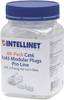 Intellinet Intellinet 80pz. CAT6 RJ45 spina modulare Pro line UTP 3 punti contatto cavo per cavo pieno 80 spina nel bicchiere 50 μ contatti placcati oro 790536 Contatto a crimpare Numero di poli 8P8C Trasparente 80 pz.