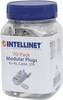 Intellinet Kabel Connettore modulare RJ45 Cat6A 50 Pack Pro Line 790505 Contatto a crimpare Numero di poli 8P8C Argento 50 pz.