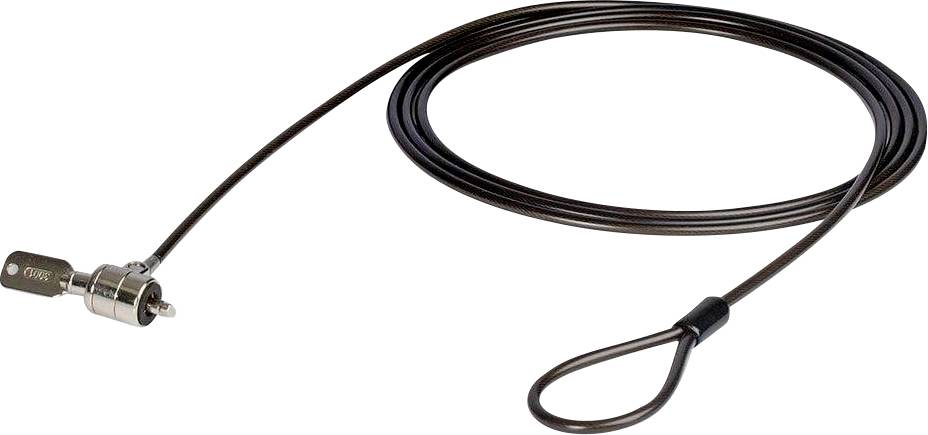 LINDY Lucchetto per laptop Lucchetto a chiave Lindy - Sicherheitskabelschloss - durchsichtig schwarz-0