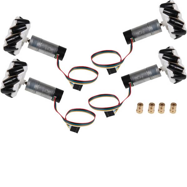 Kit accessori per robot - Joy-it Kit ruote per robot Omni Wheels Kit - Kit accessori per robot - Joy-it Kit ruote per robot Omni Wheels Kit -