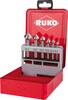 RUKO 102152E Kit svasatori conici 6 parti 6.3 mm, 8.3 mm, 10.4 mm, 12.4 mm, 16.5 mm, 20.5 mm HSSE-Co 5 Alberino cilindrico 1 KIT