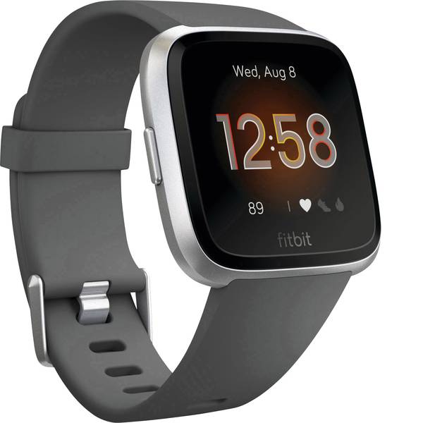Dispositivi indossabili - FitBit Versa Lite Fitness Tracker Carbone, Argento - Dispositivi indossabili - FitBit Versa Lite Fitness Tracker Carbone, Argento -