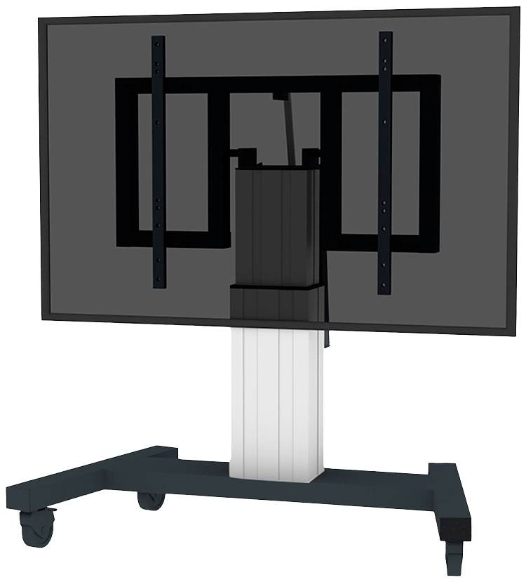 Neomounts PLASMA-M2550TSILVER Carrello per TV 106,7 cm (42") - 254,0 cm (100") Supporto da pavimento, Fisso, Inclinabile