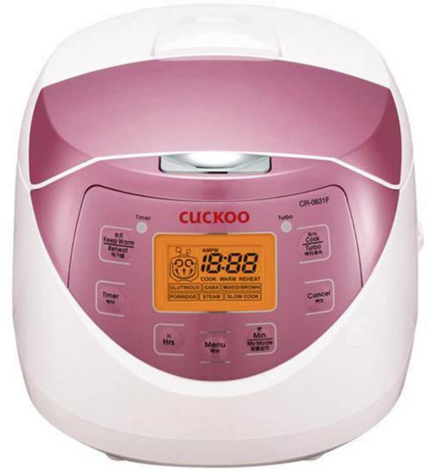 Cuckoo CR-0631F Cuoci riso Bianco, Rosa