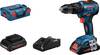 Bosch Professional GSB 18V-55 2 rapporti-Trapano avvitatore a percussione a batteria incl. valigia, incl. seconda batteria