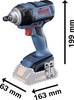 Bosch Professional GDS 18V-300 06019D8200 Avvitatore ad impulsi a batteria 18 V senza batteria