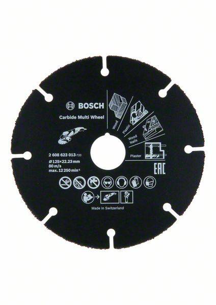 Bosch Accessories 2608623013 2608623013 Disco di taglio dritto 125 mm 1 pz.