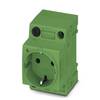 Phoenix Contact Presa EO-CF/UT/LED/F/GN Verde 250 V/AC (L x L x A) 60 x 45 x 75 mm 5 pz.