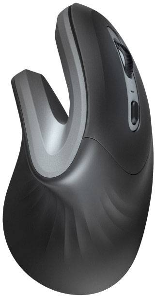 Trust VERRO Mouse ergonomico Senza fili (radio) Ottico Nero 5 Tasti 1600 dpi, 1200 dpi, 600 dpi Ergonomico-12