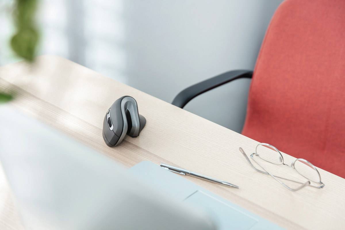 Trust VERRO Mouse ergonomico Senza fili (radio) Ottico Nero 5 Tasti 1600 dpi, 1200 dpi, 600 dpi Ergonomico-13