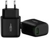 Ansmann Home Charger 130Q Caricatore USB 18 W 1x 2 USB-A Nero Ambiente interno