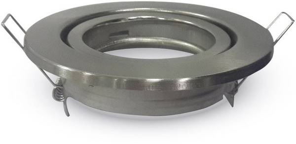 V-TAC Portafaretto LED da Incasso Rotondo GU10 e GU5.3 (MR16) Orientabile