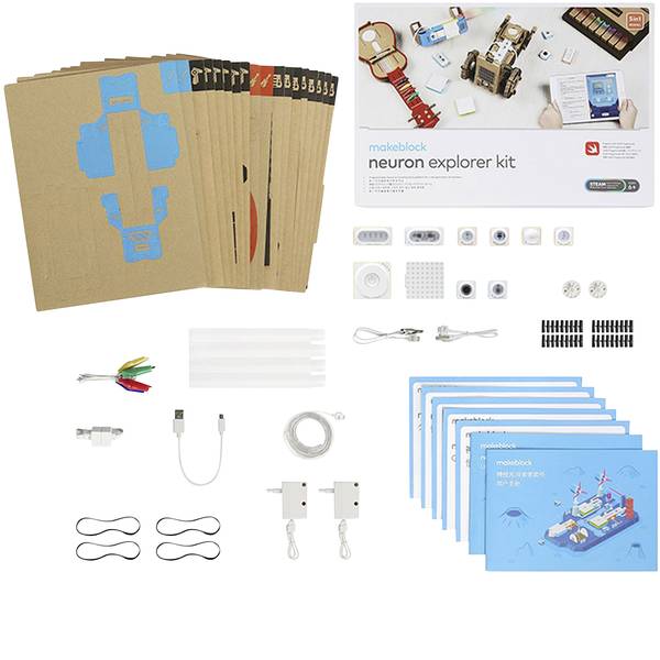 Kit esperimenti e pacchetti di apprendimento - Makeblock mb_P1030036 Neuron MINT Explorer Kit da costruire da 6 anni - Kit esperimenti e pacchetti di apprendimento - Makeblock mb_P1030036 Neuron MINT Explorer Kit da costruire da 6 anni -