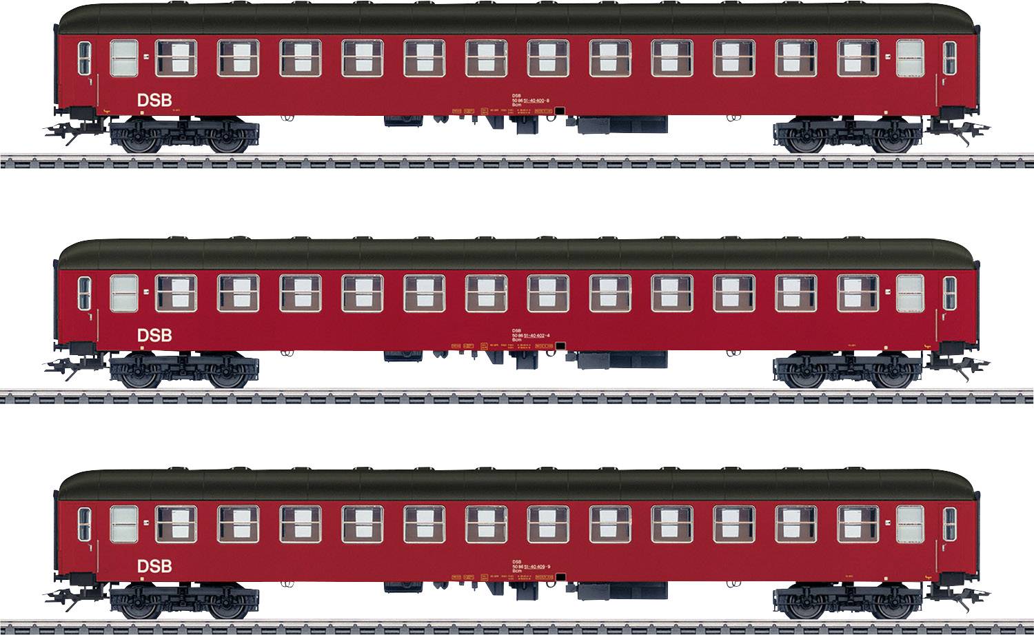 H0 Set 3 pz. vagoni cisterna della DR Märklin 42694
