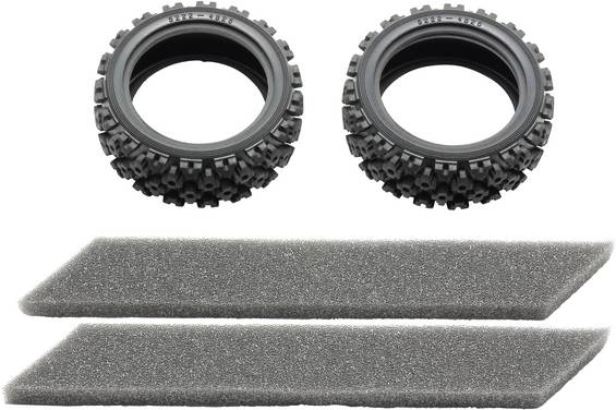 Tamiya 54861 Parte tuning Pneumatici con inserti