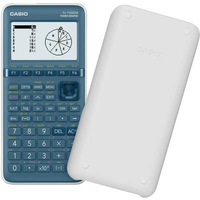 Casio FX-7400GIII Calcolatrice grafica Cyan Display (cifre): 21 a batteria  (L x A x P) 87.5 x 21.3 x 180.5 mm