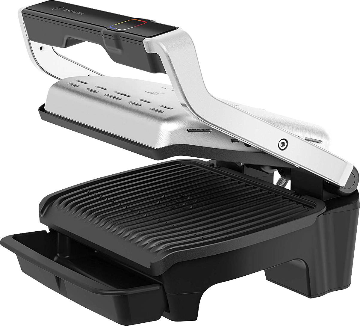 Tefal Optigrill Elite in acciaio inossidabile nero inossidabile Eu GC750d30-5