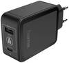 Hama PD-QC-42W Caricatore USB 42 W USB, presa USB-C® Nero Presa di corrente