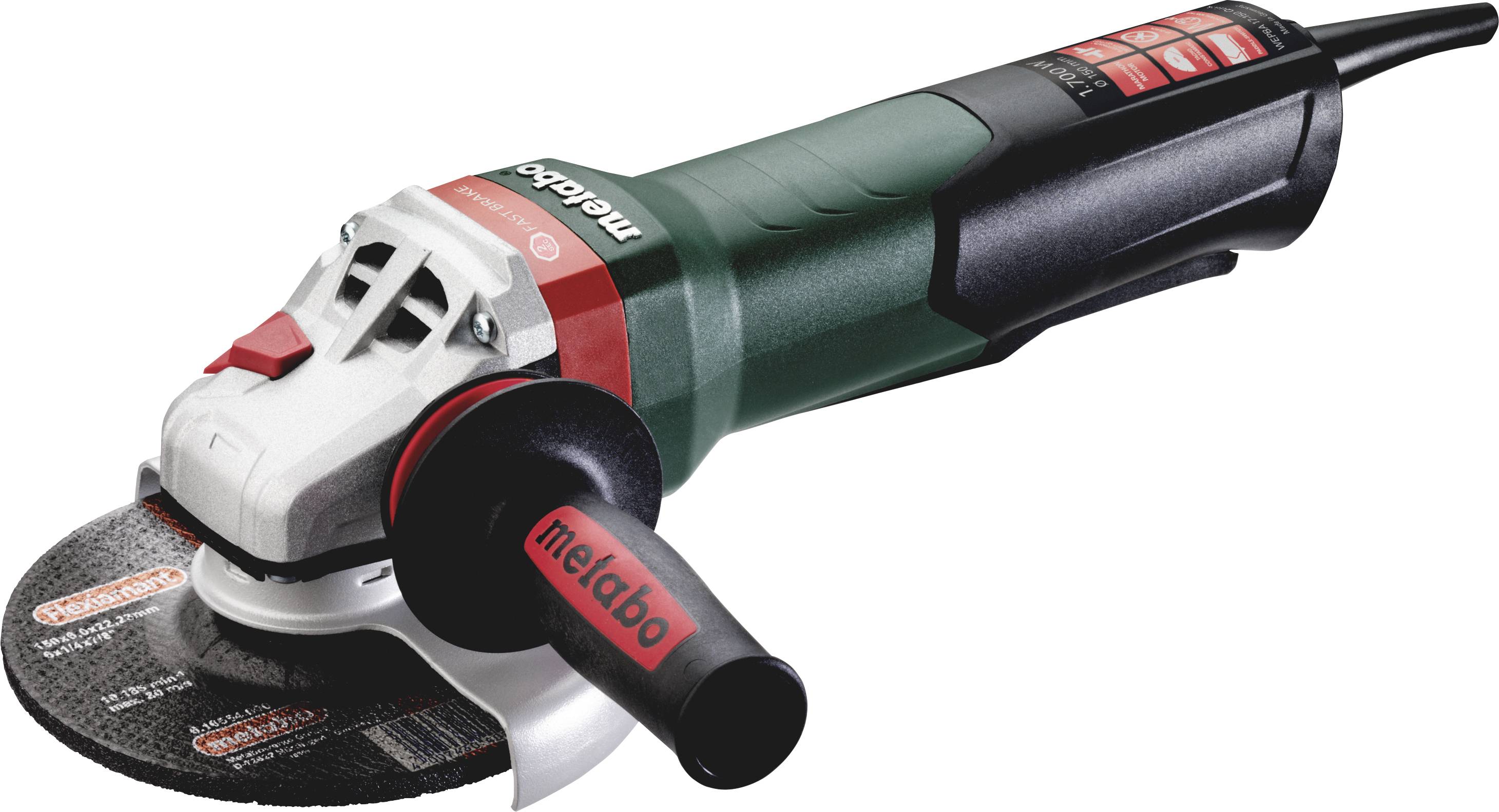 Metabo WEPBA 17-150 Quick 600552000 Smerigliatrice angolare 150 mm 1700 W