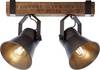 Brilliant 82129/46 Plow Plafoniera Lampada ad incandescenza E27 10 W Nero