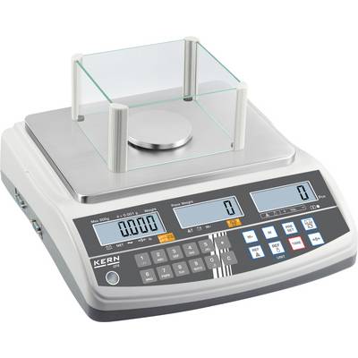 Bilancia di precisione elettronica con display digitale e tasti di controllo. Mostra 0 grammi sul display principale. Utilizzata per pesate precise.
