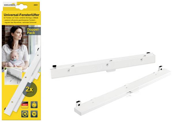 Schellenberg 46601 KIT Ventilatore universale per finestre Bianco